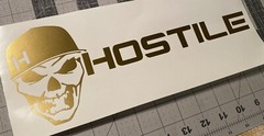 Vinyl Decal for Window – Hostile Off-Road Tires (Full Logo)