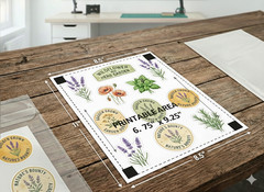 Custom Vinyl Sticker Sheet 8.5 x 11″ Logo Decals Matte Glossy Professional Print