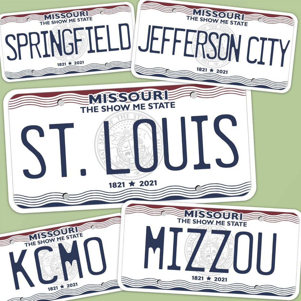 Missouri License Plate Sticker – Choose Your MO City
