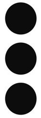 2.5″ Black Round Label Dots Stickers Color Coding Inventory 2.5 Inch Dot