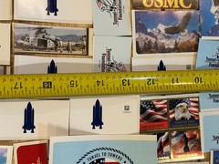 Patriotic Sticker Lot – Charity Organizations – 140 Count – Various Sizes