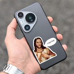JESUS I SAW THAT FUNNY MEME VIRAL STICKER WATERPROOF VINYL DECAL DIE CUT