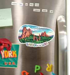 Garden of the Gods Colorado Fridge Magnet or Laptop Sticker