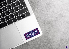 IDGAF Decal Sticker Political Trump MAGA Newsom USA Vote Nobody Independent None