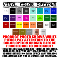 Custom Windshied Sticker Personalized Vinyl Decal Banner Rear Window Side Bottom