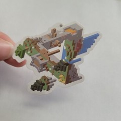10 stickers! Minecraft Vinyl Stickers – see all pictures!
