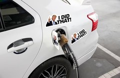 I DID THAT Donald Trump Sticker Decal Car Gas Pump Station 2″ Trump Sticker 20PK