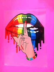 Lips Easy Iron on Sublimation Stickers Rainbow Skull Love Lips T-shirts (3 Pack)