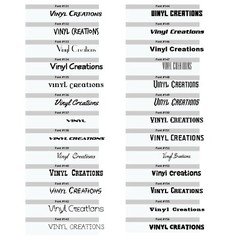 4″ 5″ Custom Decal Vinyl Text -Lettering Custom windshield Banner Car truck