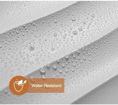 30 PIECES 3D Wall Panel Tile PVC Wave Wall Design White 11.7″ x 11.7″ Paintable
