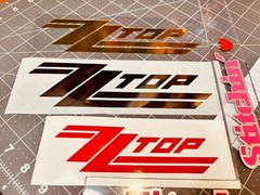 ZZ Top Vinyl Decal – Many Sizes & Colors FREE Ship + Buy 2 Get 1 FREE