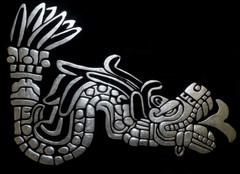 Quetzalcoatl, Serpiente Emplumada, Sticker, Decal Permanent Vinyl, Mexico, Aztec