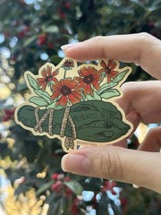 Multicolor Floral Sticker Decal for Adults, Aligator Theme | DEACIASTUDIOS