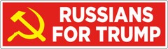 Russians For Trump – Donald Trump – Vladimir Putin – Full Color Decal/Sticker