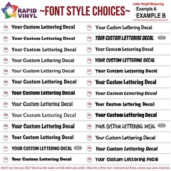 Custom Reflective Vinyl Lettering Decal Sticker Car Van Truck Trailer Window +