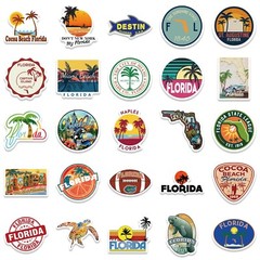 10 Random Florida Stickers FL Sunshine State Decals Laptop Hydro Free Shipping!
