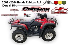 Honda Foreman Rubicon Decal Kit Sticker Graphics Emblem 2001 2002 2003 2004 OEM