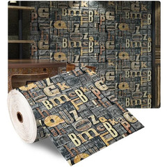 3D Soft Foam Brick Wallpaper Roll Self Adhesive Waterproof Wall Stickers 70x200c