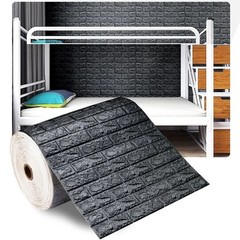 3D Foam Brick Self Adhesive Wallpaper Waterproof Wall Stickers Home Decor