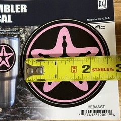 Star Fish Sea Dollar Sticker Tumbler Decal Pink Gift Beach Water Salt Life