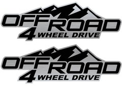 2004-2012 4×4 Decals Stickers for Chevy Colorado Xtreme GMC Canyon 4WD Bedside