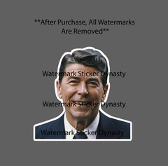 Ronald Reagan Sticker Waterproof Decal President USA America Politics Gift NEW
