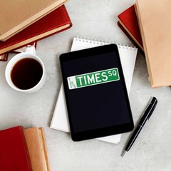 Times Square New York City Street Sign Sticker – NYC Decal for Laptop