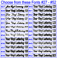 Custom Text Vinyl Decal Personalized Lettering Window Yeti Cup Sticker 10 Sizes