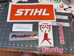ONE SLP Logo OUTLINE ONLY Die Cut Vinyl Decal Does NOT Fit/Cover Emblems Street