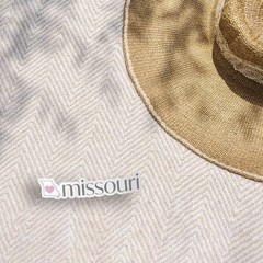Missouri Heart Sticker- Cute Decal for Water Bottle or Laptop