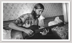 DUANE ALLMAN *NEW* Glossy Rectangle Sticker Measures 5.25″ x 3.09″