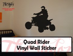 Quad Rider Vinyl Wall Sticker