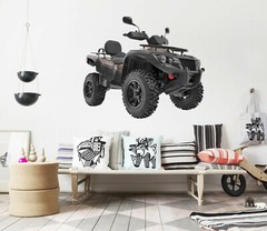 3D Quad Bike G271 Car Wallpaper Mural Poster Transport Wall Stickers Honey