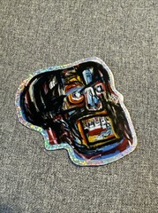Rare 3″ Jean Michel Basquiat Sparkle SKULL Sticker Decal Phone Laptop Fashion