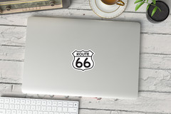 NEW- For US HIGHWAY Route 66 Vinyl Sticker – 3 x 3 INCHES