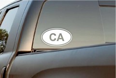 STATE OVAL Decal Sticker ALL 50 STATES to choose from hunt fish rzr run walk
