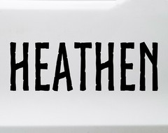 Heathen Vinyl Decal V2 – Norse Viking Barbarian Valhalla Odin – Die Cut Sticker