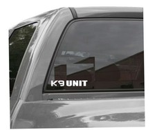 K-9 Unit Police Dog decal sticker Law Enforcement Blue Line Support 2X