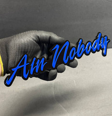 Custom Laser-Multicolor Personalized Name! Cut 3D Acrylic Emblem Badge for Cars