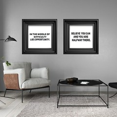 Motivational Wall Art – Peel and Stick Vinyl/removable Wall Decals. 3D illusion.