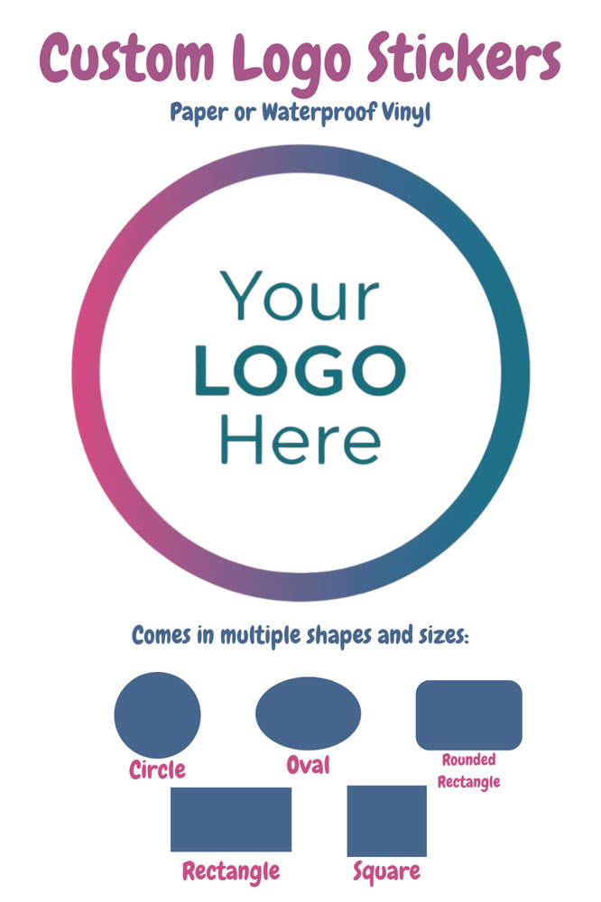 Custom Vinyl Waterproof Stickers for Businesses