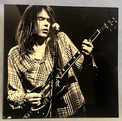 Neil Young *NEW* Glossy Rectangle Sticker Measures 5.25″ x 5.12″