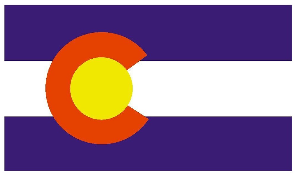 Colorado Flag Sticker Decal F102