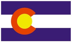 Colorado Flag Sticker Decal F102