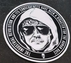 Ted Kaczynski Sticker 3×3 Inches **WORLDWIDE 🌐 SHIPPING**