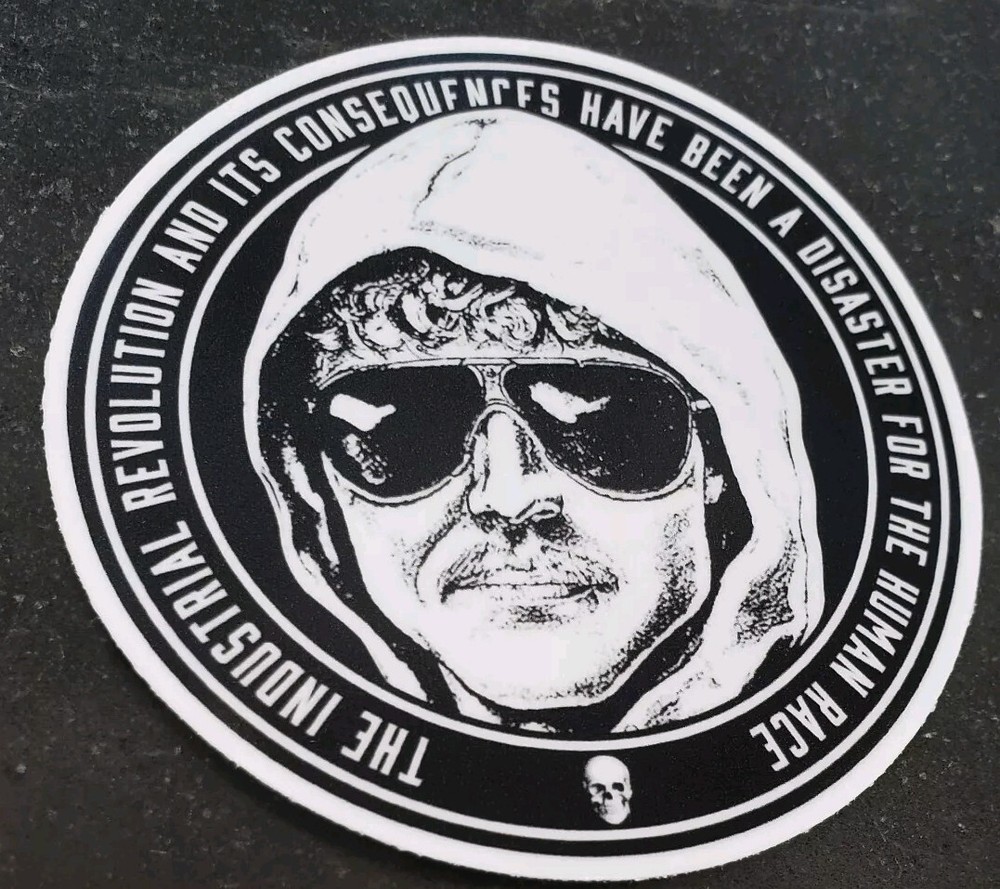 Unabomber Ted Kaczynski Sticker 3×3 Inches *5* YEAR WARRANTY