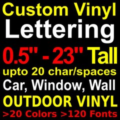 Custom Vinyl Lettering Decal Personalized Sticker Quote Window Car Wall Sign