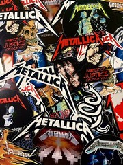 Metallica Sticker Pack – Heavy Metal Stickers , Thrash Metal Stickers