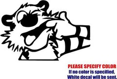 Calvin and Hobbes Nerd Decal Sticker Vinyl Car Window Bumper Truck Various Sizes