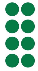 2″ Green Round Label Dots Stickers Color Coding Inventory 2 Inch Dot